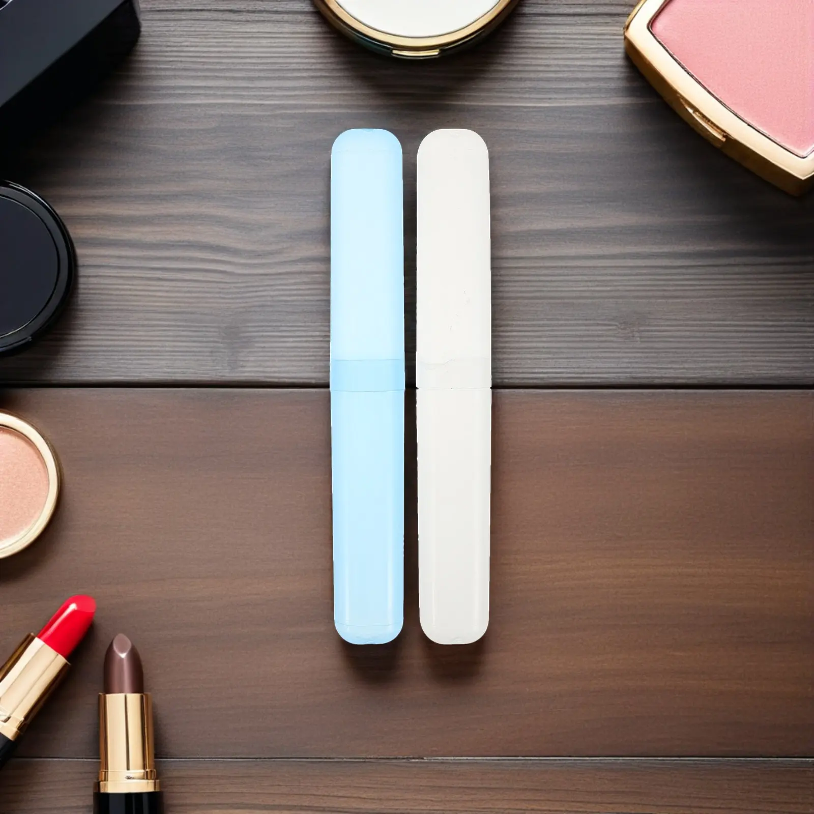 16Pcs Travel Toothbrush Case Mini Portable Toothpaste Storage Box Colorful Frosted Texture Toothbrush Protector Case for Camping