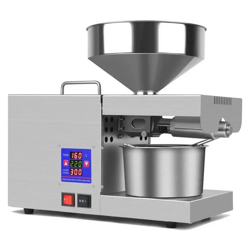 

K38 Automatic Household Intelligent Temperature Control Oil Press Peanut Olive Oil Rapeseed Sesame Oil Extractor FOR 110V/220V