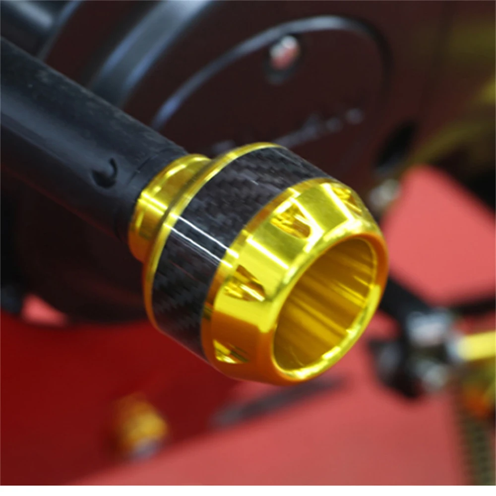 2Pcs Universal Motorcycles Falling Protector Explosion-proof Front Fork Cups Sliders Crash Aluminum Alloy