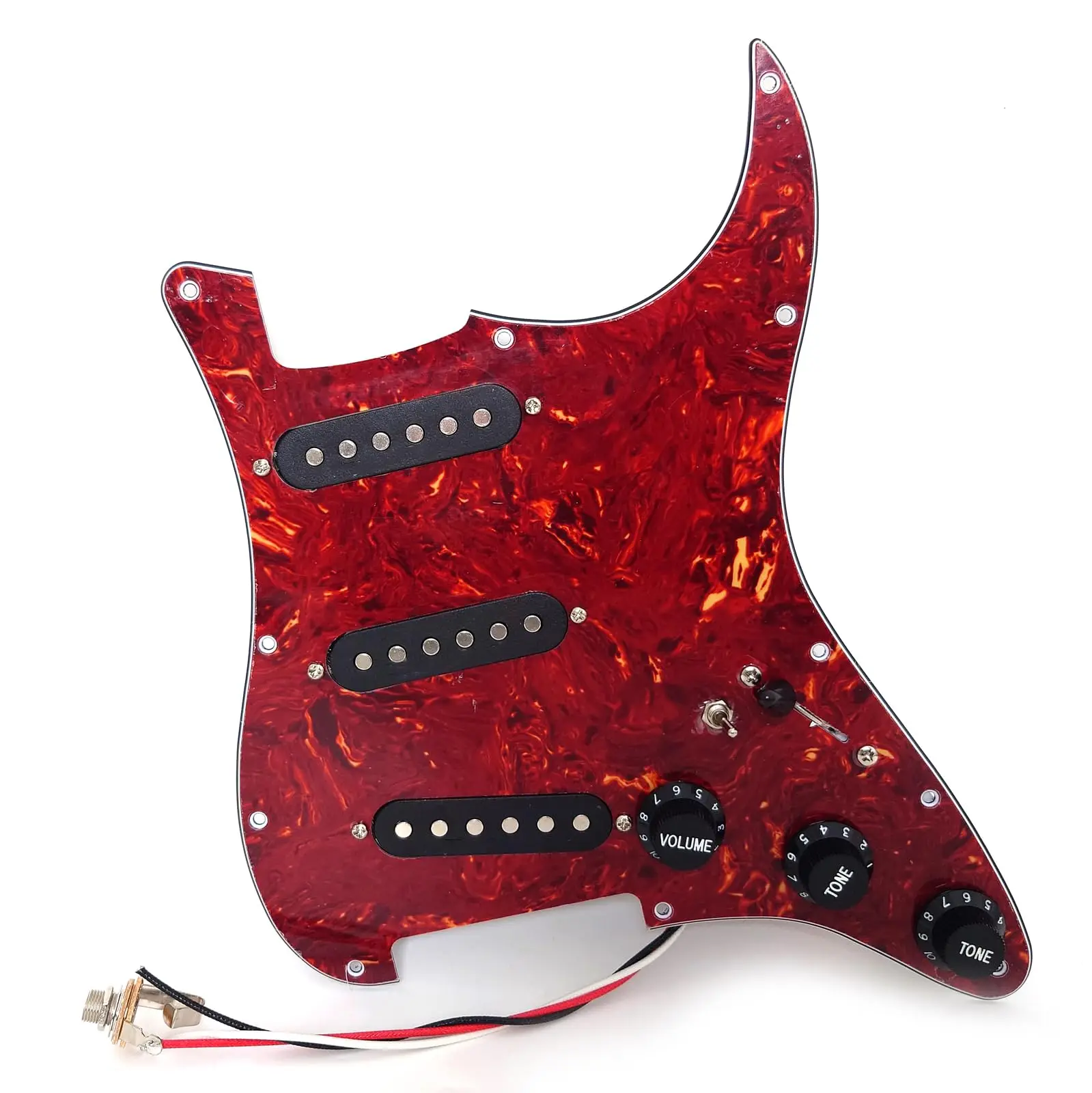 

SSS Guitar Prewired Loaded Pickguard Set Single Coil Pickups Set for ST USA/Mexico STorcast Electric Guitars