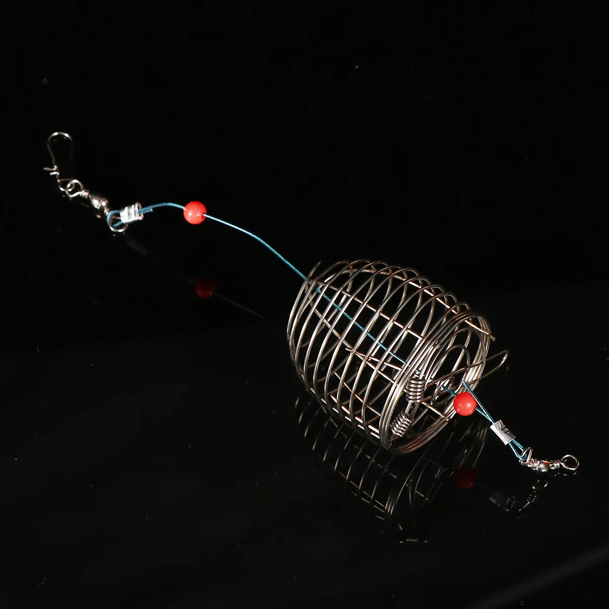 

8pcs Stainless Steel Bait Cage Fishing Lure Nets Small Feeder Trap Cages for Catching Smelt Eels Crab Lobster Shrimp Crawfish