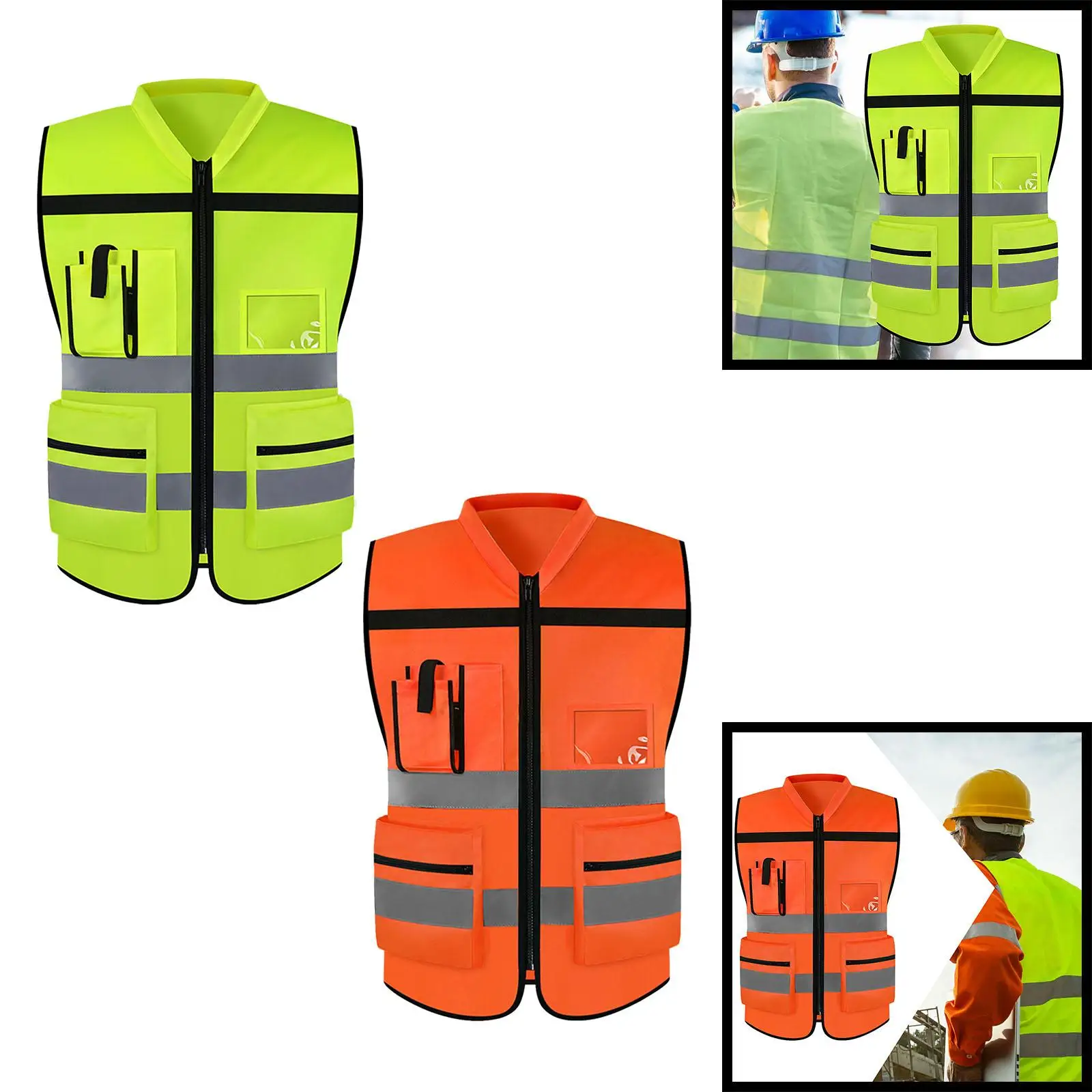 Reflective Vest High Reflective Strips Comfortable High Visibility for Running