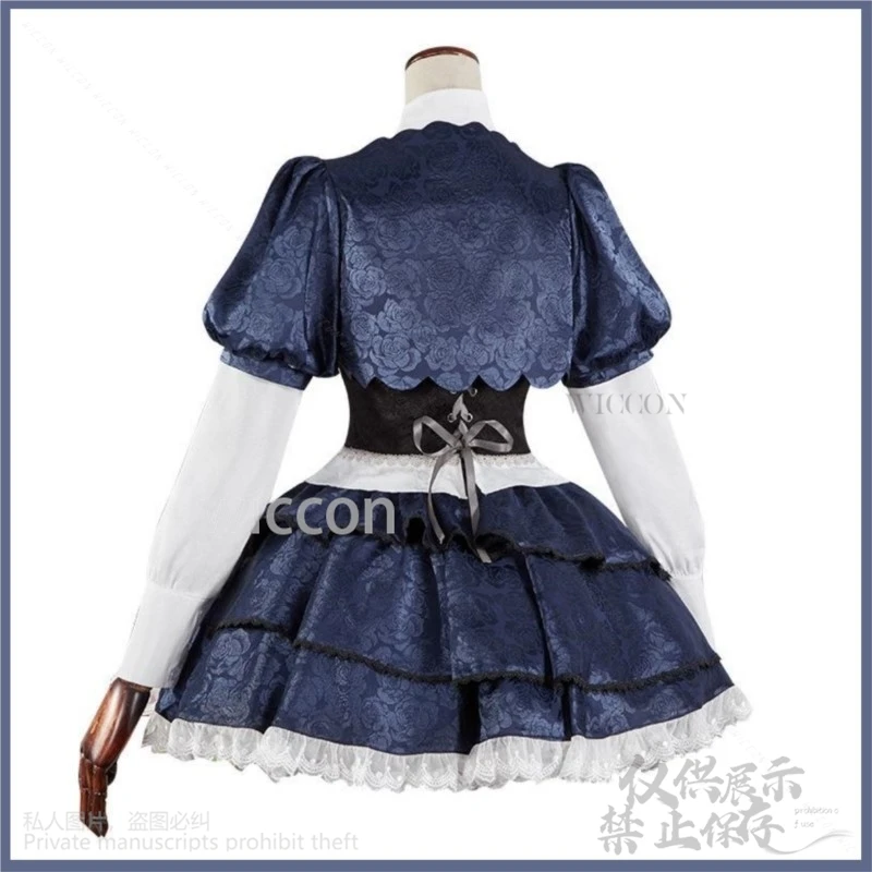 Anime Liefde, Chunibyo & Andere Waanideeën Takanashi Rikka Cosplay Kostuum Pruik Prinsessenjurk Lolita Woman Kawaii Party Set