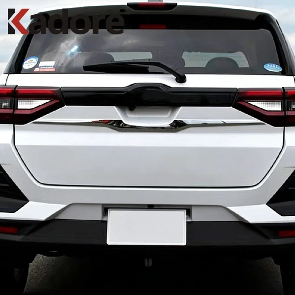 For Toyota Raize 2020-2025 ABS Chrome Rear Trunk Lid Cover Trim Tailgate Boot Protection Strip Exterior Car Accessories