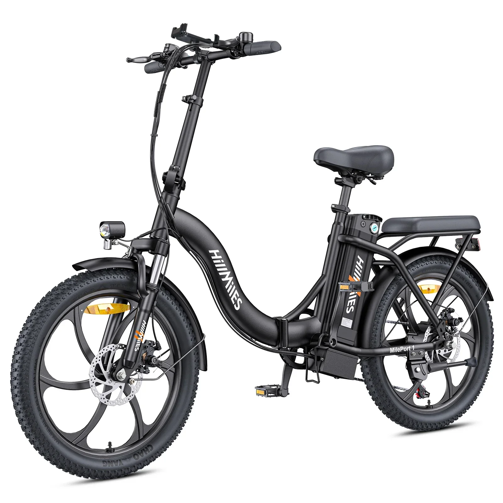 AliExpress NONE HillMiles MilePort 1 adult E-bike , 20-inch fat tire city ebike, 36V 13Ah battery Electric Bike 250W E-Mountain bike
