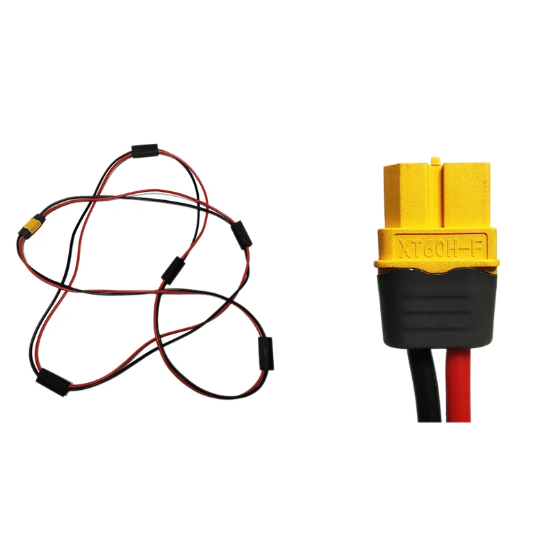 New E-Bike Power Extension Cable XT60 Male / Female To Conector Plug 14Awg High Temperature Resistant Silicone Cable