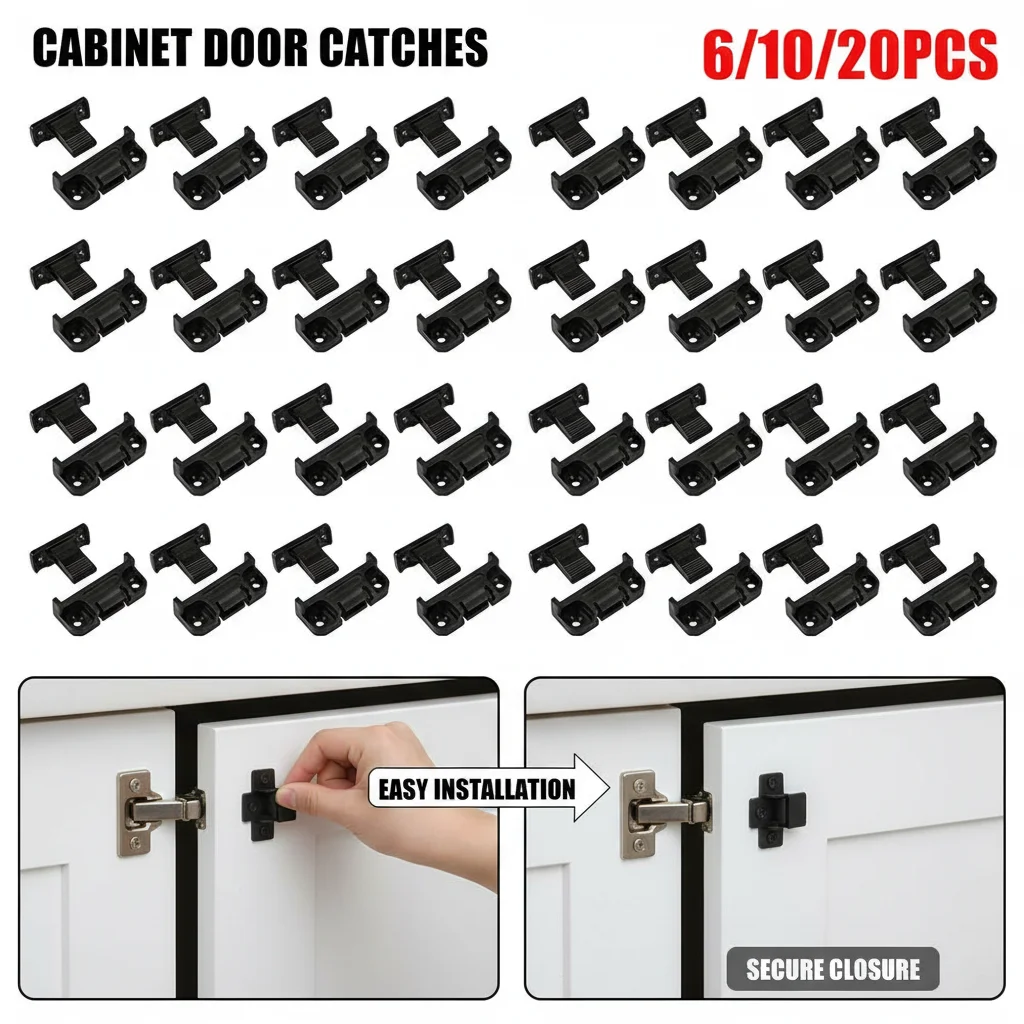 20PCS 3D Roman Buckle Wall Protection Board Adjustable Cabinet Furniture Connector Roman Column Buckle Connector for Combination