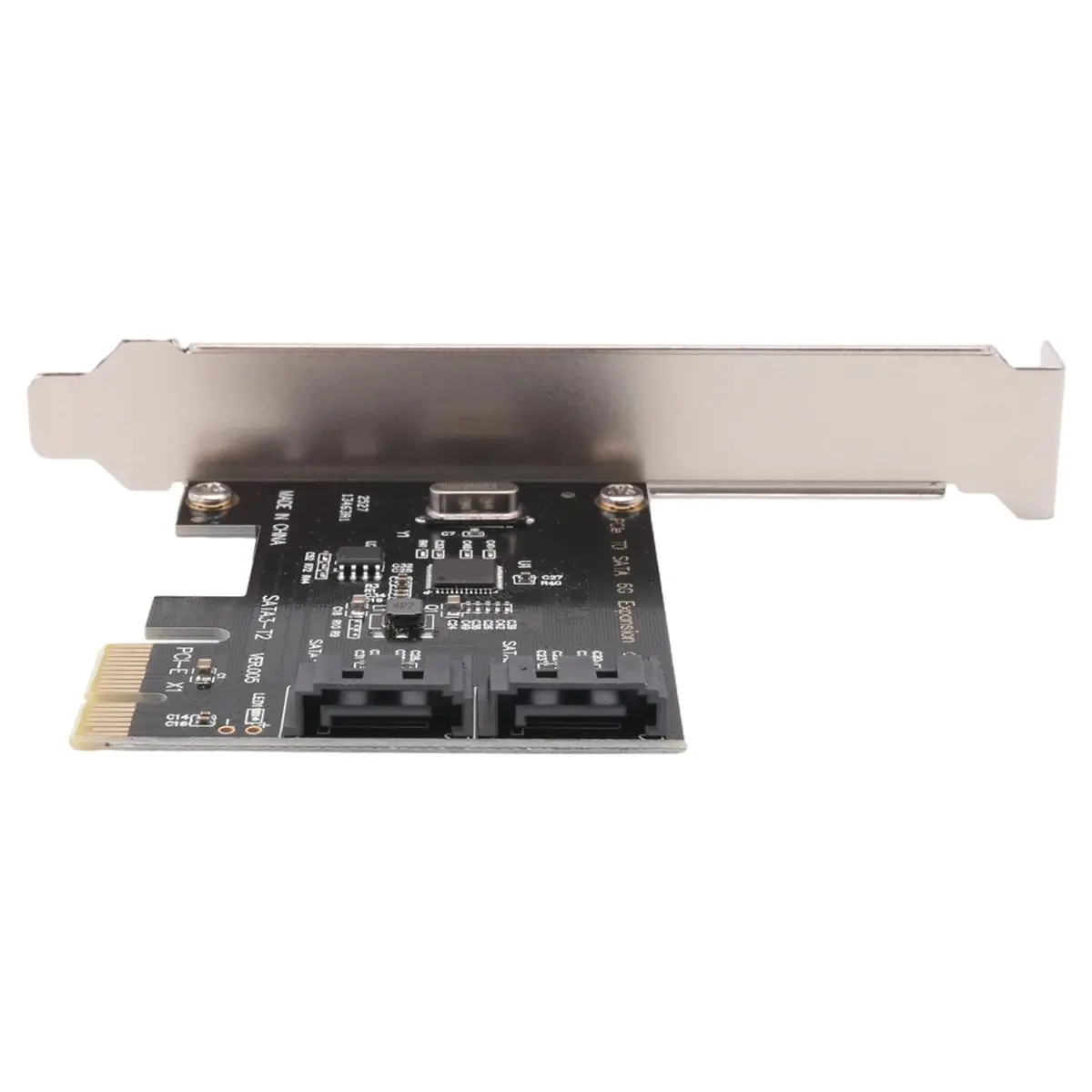 doyou PCIE to SATA Card PCI-E Adapter PCI Express to SATA3.0 Converter 2-Port SATA III 6G Expansion Controller Card Adapter