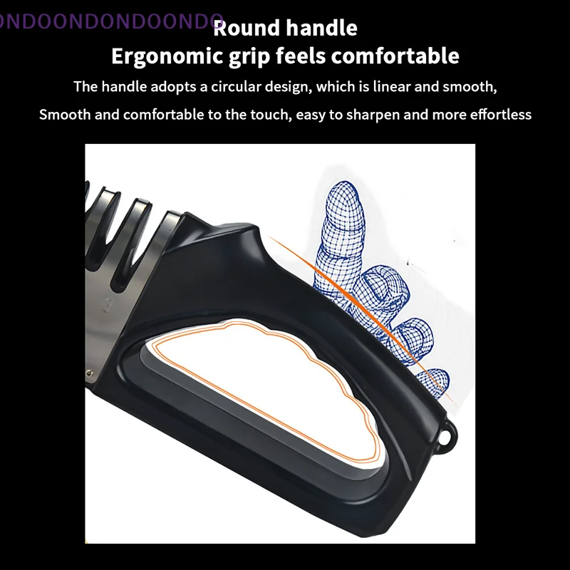 

Professional 4-in-1 Kitchen Knife & Scissors Sharpening Tool, Ideal Blade Accessories for Chefs