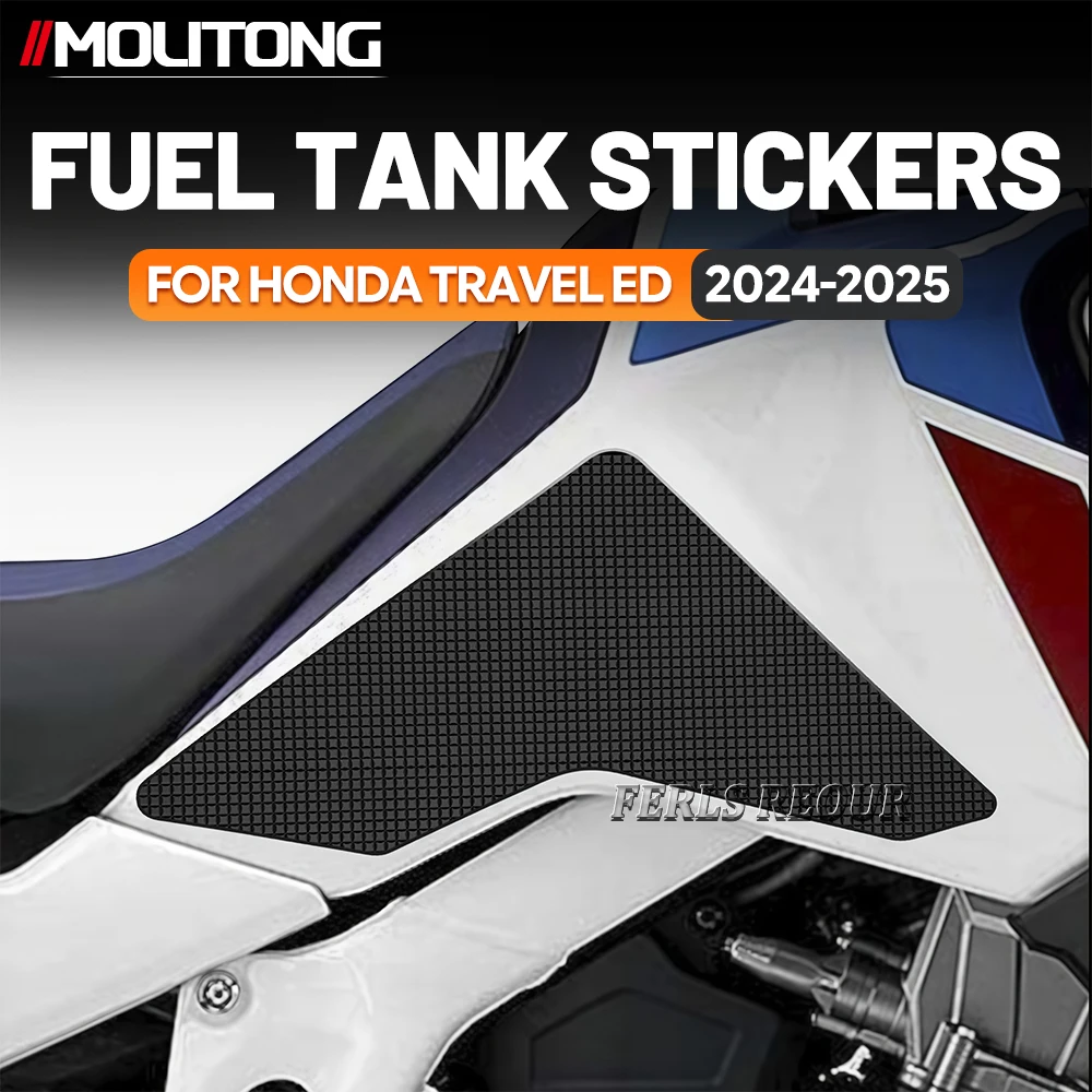 

Для HONDA DCT TRAVEL ED. Наклейка на топливный бак 2020-2025: резиновая, черная, защита от царапин, противоскользящая накладка для мотоциклетного бензобака