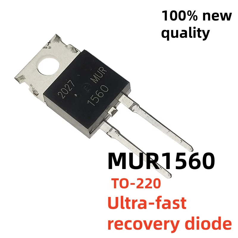10Pcs MUR860 860 MUR1660CT 1660CT MUR TO-220 MUR1520 1520 MUR1560 1560 MUR1620 1620 MUR1640 IC recovery diode