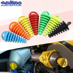 Exhaust Pipe Plug Motorcycle Motocross Tailpipe Rubber Air Bleeder Plug Exhaust Silencer Wash Plug Pipe Protector Accessories