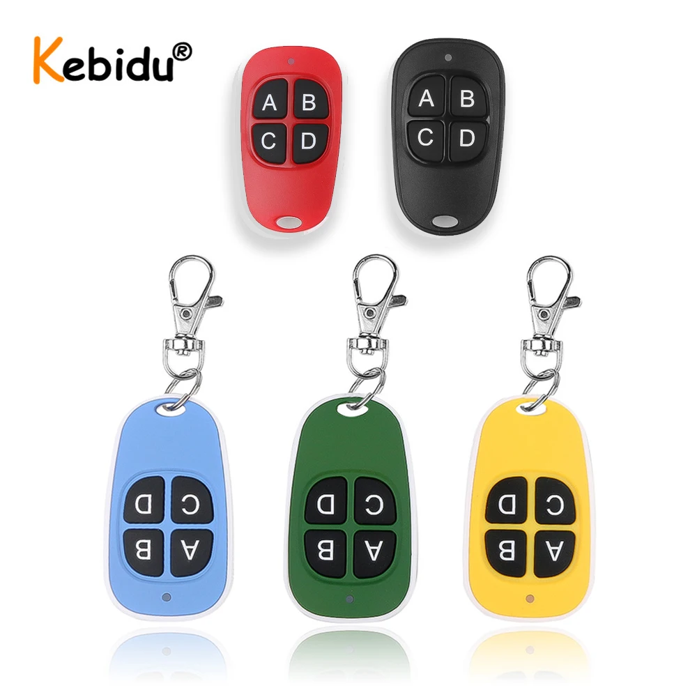 Kebidu 433.92Mhz Duplicator Copy Code Remote Control Wireless Universal Door Duplicate Key Fob 433MHZ Cloning Gate Garage Door