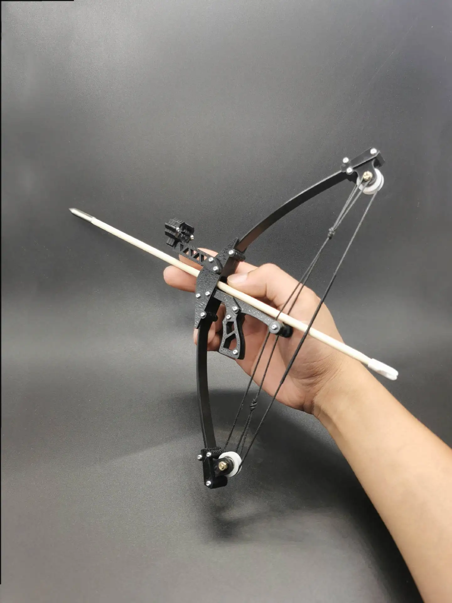 جديد مجمع القوس الصغير مع بكرة المحمولة انفصال قوية تهدف اطلاق النار الهدف الرماية الرياضة اللعب القوس والسهم مجموعة #4