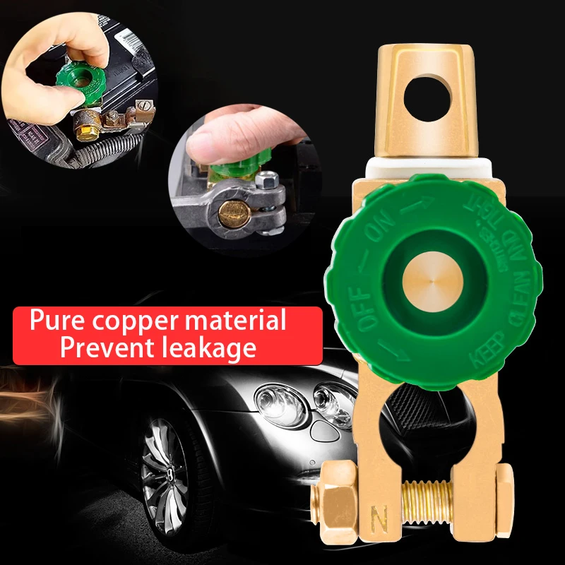 

Car Battery Switch Car Battery Protector Battery Cutoff Switch Battery Leakage Disconnect Auto Parts Battery Terminal Connection