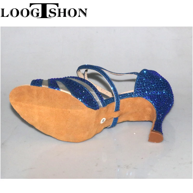 Loogtshon  Woman shoes women Salsa dance shoes women Professional tango Latin Shoes style high