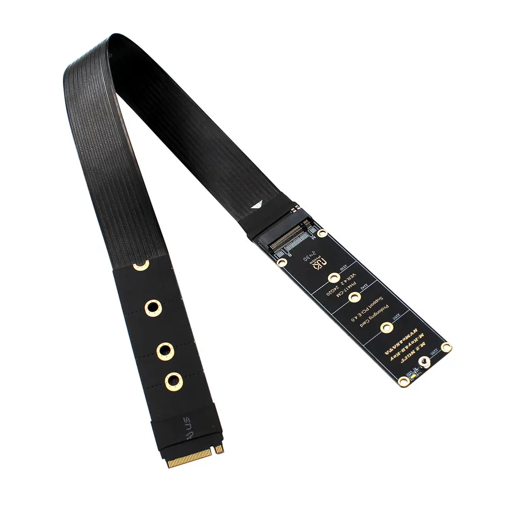 NGFF M-Key PCIe4.0 SSD การ์ดสนับสนุน PCle4.0 Solid Drive Riser Card M.2 SSD PCI-Express 4.0X4 M Key Extender