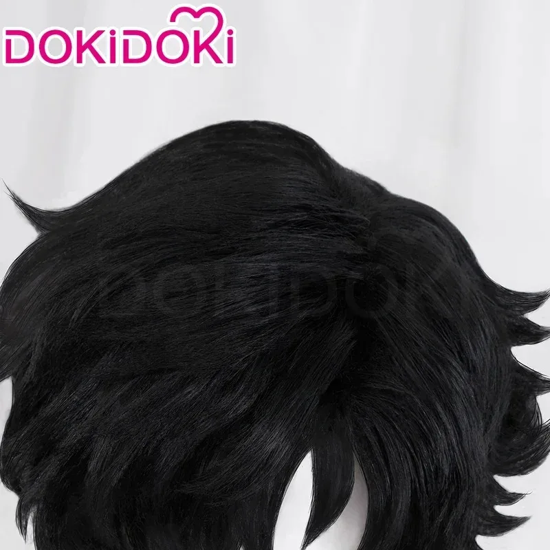 IN STOCK Clive Rosfield Wig Game Final Fantasy XVI Cosplay Wig DokiDoki Clive Rosfield Men Black Short Hair Free Wig Cap