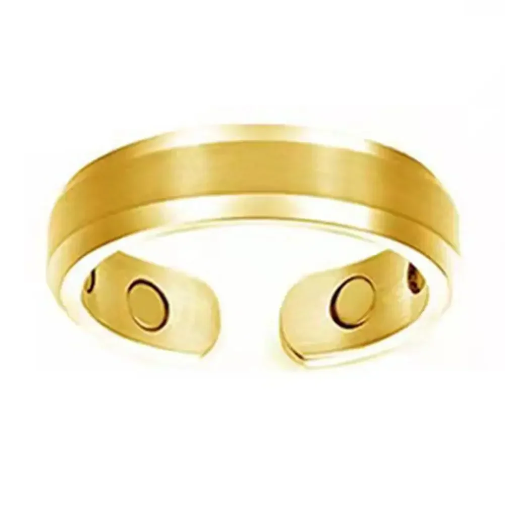 Magnetic Therapy Rings Women Men Fashion Slimming Fat Burning Opening Rings Lymphatic Detox Magnetic Health Care Jewelry