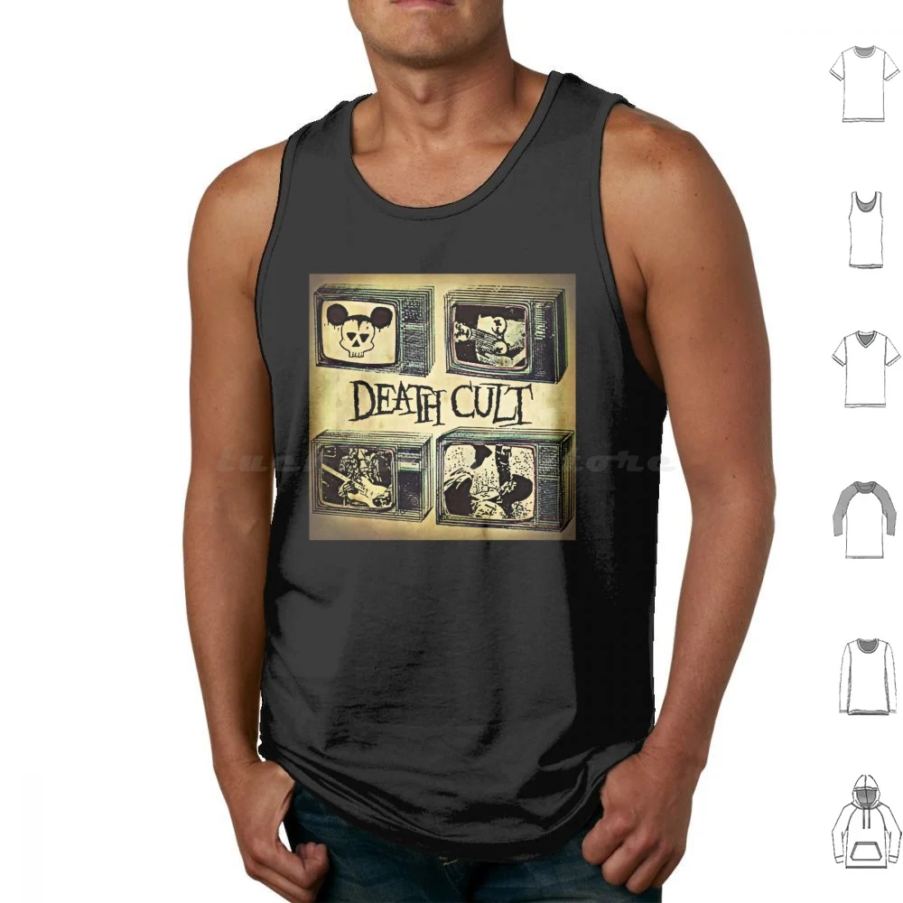 Death Cult Tank Tops Vest Sleeveless Southern Death Cult The Cult Cult Death Cult Billy Duffy Ian Astbury Goth Goth Goth Music