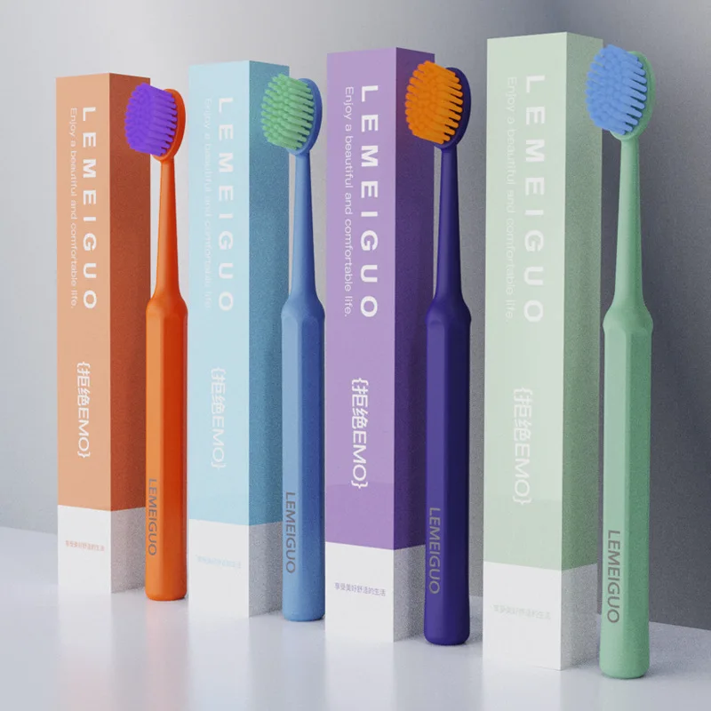 Five individually packaged toothbrush gift boxes, suitable for travel, home use, school use,efficient oral cleaning for adults