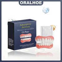 ORALHOE Adsorptive Resin Denture Sets Comfortable & Safe Material Natural Beautiful Look Improve Confident Show Perfect Smile