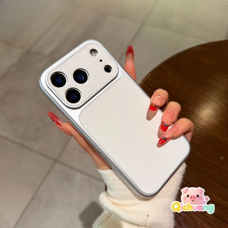 Elegant White PU Leather Phone Case For For Samsung Galaxy A17 M17 F17 A16 A15 M15 A14 A13 M13 A12 F12 M12 A11 A10 A10S Cover