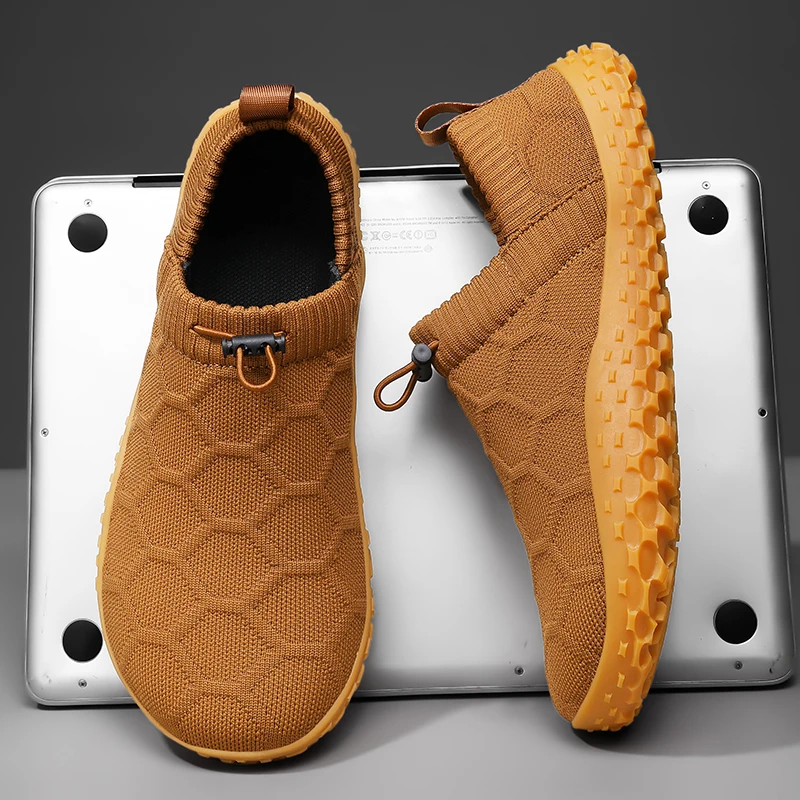 

Унисекс спортивные кроссовки с широким носком, нескользящей резиновой подошвой, повседневные кроссовки-носки для пар