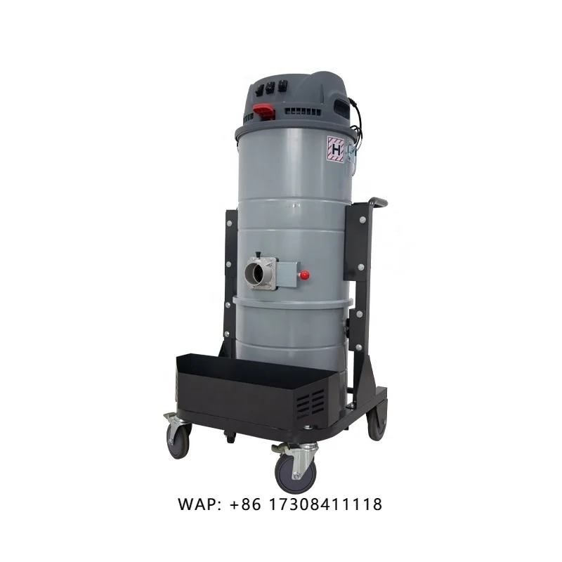 High Power Heavy Duty 3 Motor Stainless Steel Industrial Wet Dry Vacuum Cleaner
