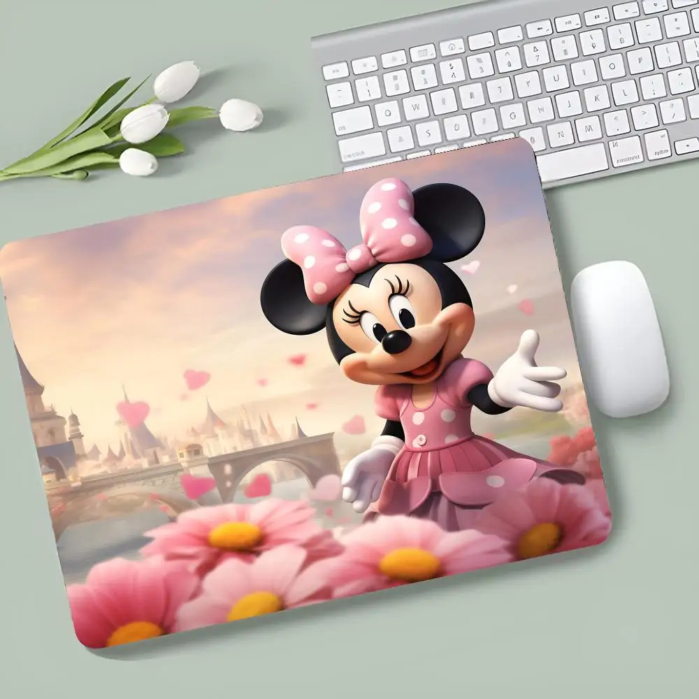 Disney Minnie MINISO Mouse Pad E-sports players Game Accessories Game Keyboard Pad Gamer Desktop Mat Deskmat Keyboard Pad XXL 90