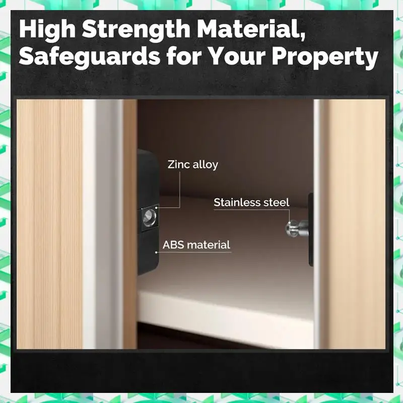 

3C Electron Tuya Bluetooth Smart Wood Cabinet Lock App Remote Control Monitoring Keyless IC Card Unlock Door Locker Furniture Dr