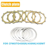 Para CFMOTO 450SR 450NK 450MT CF 450 SR NK MT accesorios de motocicleta placas de fricción de embrague Kits de discos de acero