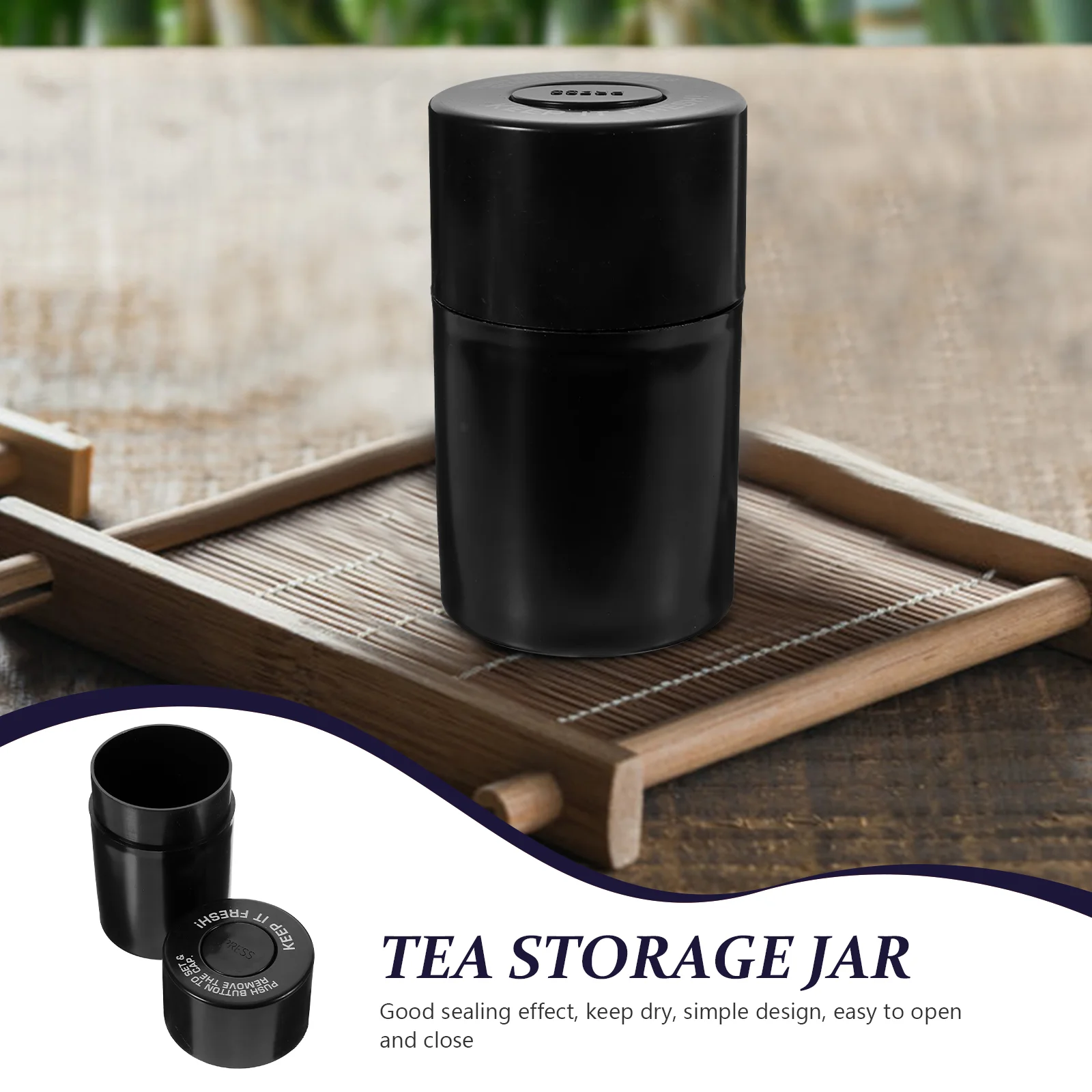 Airtight Storage Tank Tea Leaf Jar Kitchen Spice Holder Food Containers For Pantry Jars