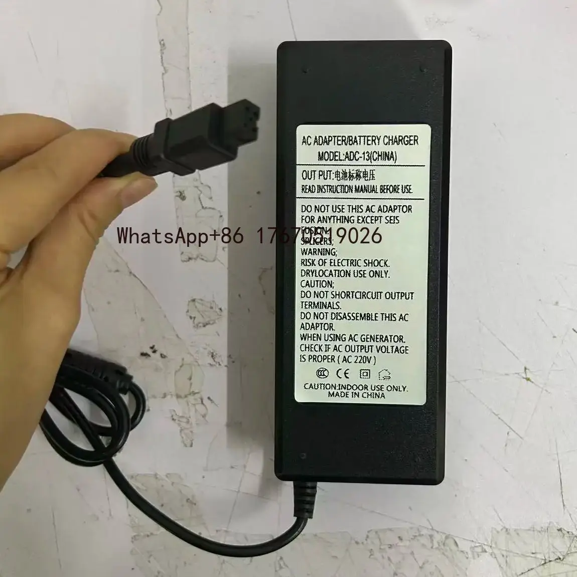 

ADC-13 AC Power Adapter BTR-08 Battery Charger ADC-13 for Fujikura FSM-60S 60R 18S 18R Fusion Splicer