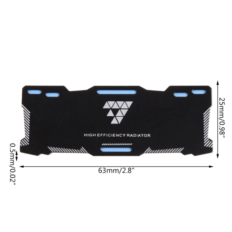 Desktoplaptop Geheugenchip Koellichaam Koelvest Radiator Upgrade Aluminium