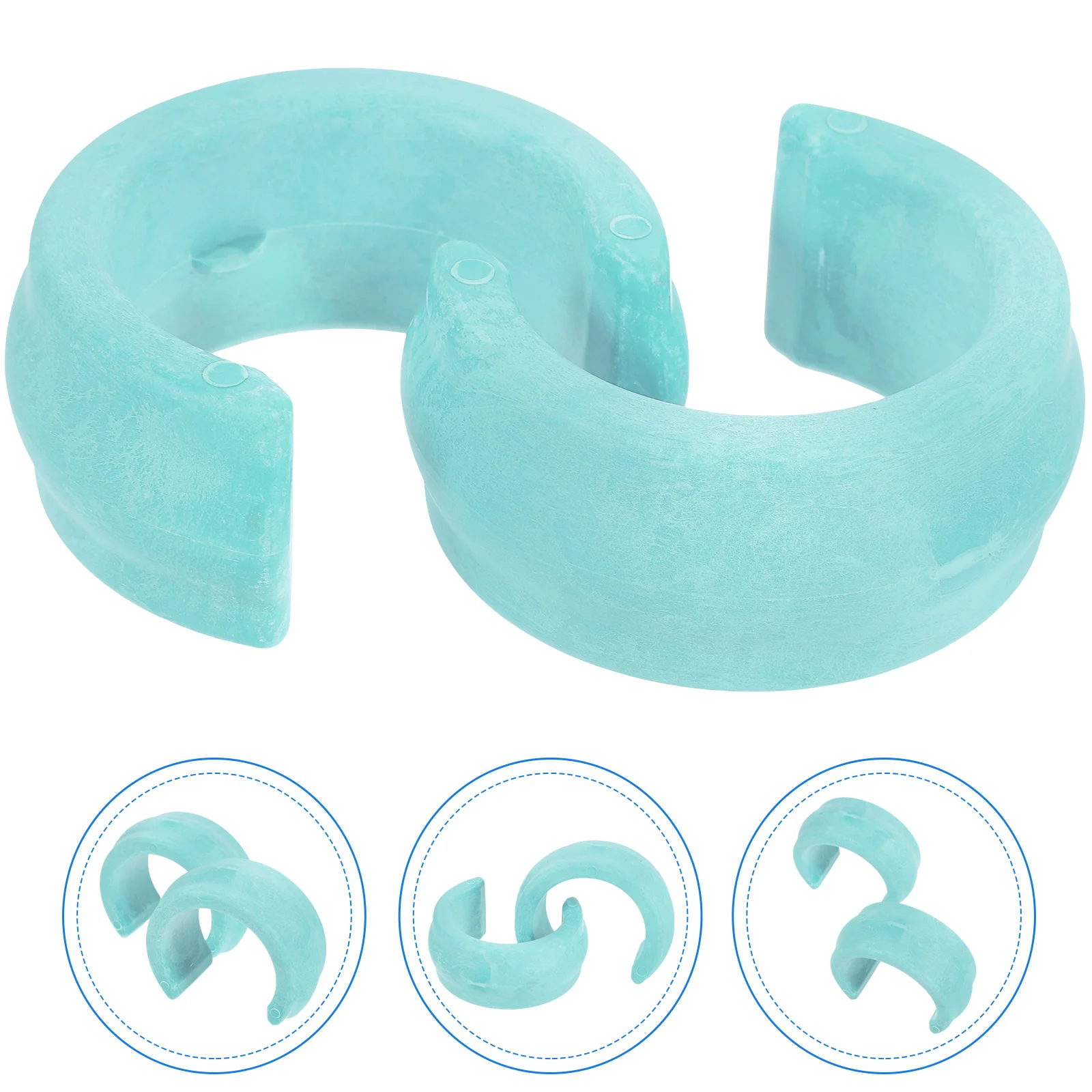 

2 Pcs Counterweight Hose Block Hosepipe Pump Pp Swimming Pool Cleaner Accessory