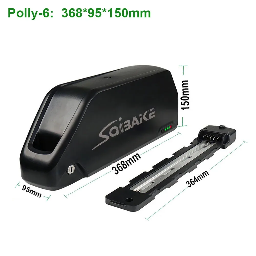 Polly battery 21700 48V 52V 60V 19.2Ah 24Ah Escooter E-Bycicle Pack for 1500W 1000W 500W 350W 250W Electric Bicycle Bafang Motor