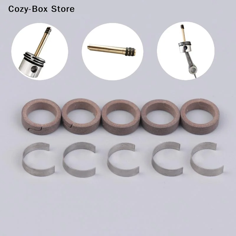 [ZY]10Pcs High-Pressure Air Pump 30MPA Secondary Piston Ring 4500PSI Single/Two Cylinder Compressor Piston Ring Shrapnel[ZY]