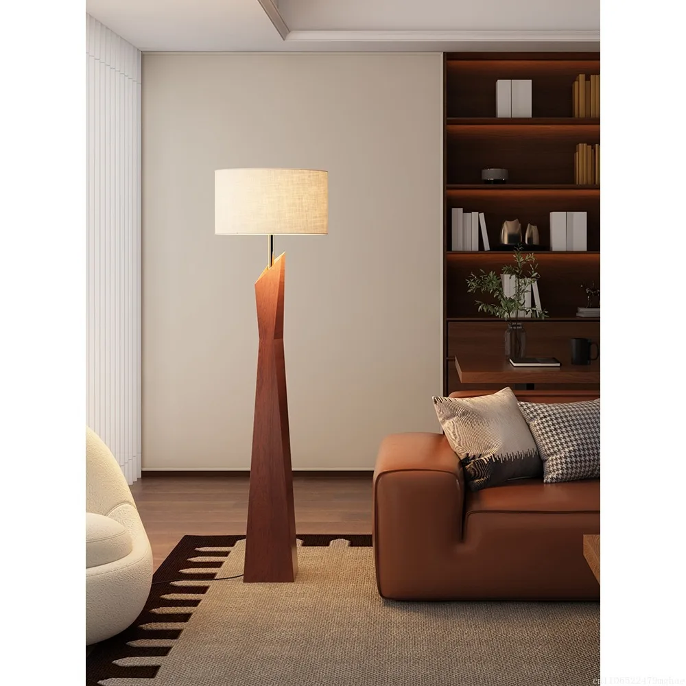 

Mid-Century Modern & Light Luxury Creative Wooden Arc Floor Lamp, Ambient Lighting for Living Room Sofa Side & Bedroom