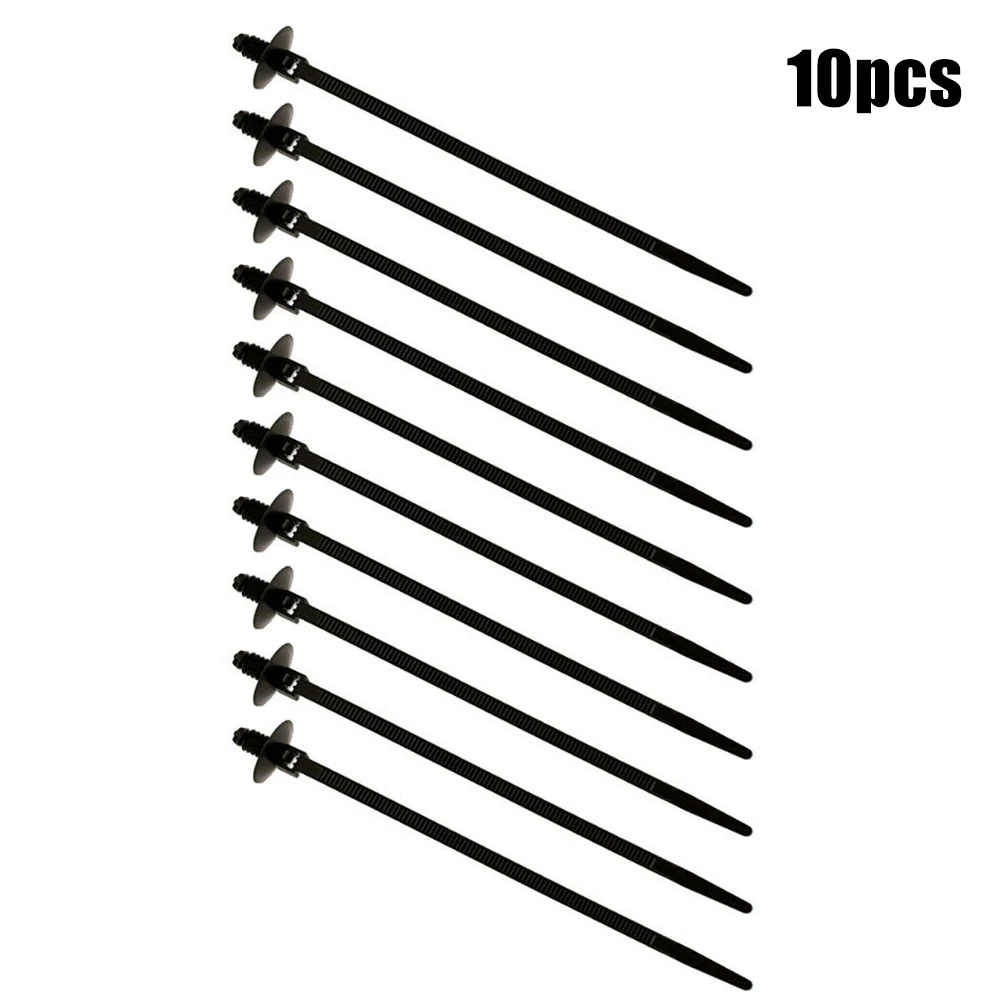 High Quality Brand New Practical Car Boat Bundled Wire Bands 10 Pcs/Set Car Accessories Nylon Bundled Wire Bands