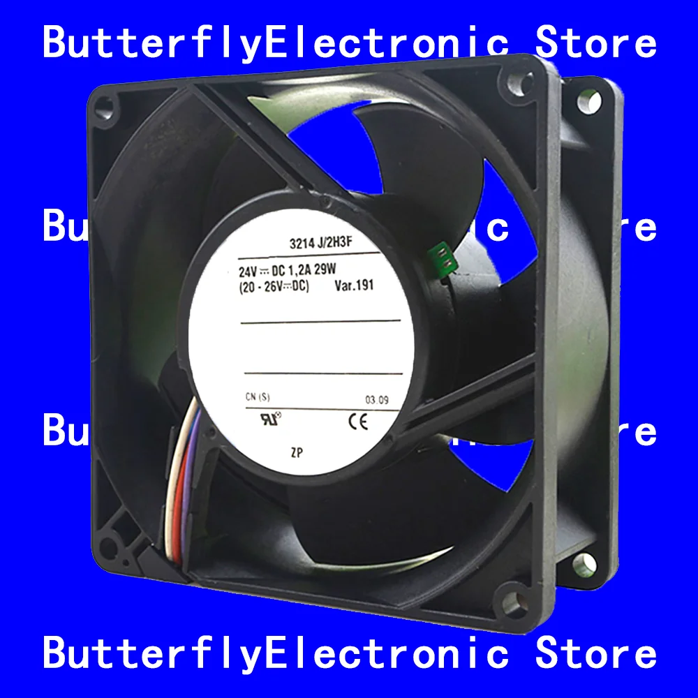 

НОВЫЙ ОРИГИНАЛЬНЫЙ ВЕНТИЛЯТОР 3214J/2H3F 3214 J/2H3F 24 В постоянного тока 29 Вт 9238 9 СМ 92*92*38 ММ