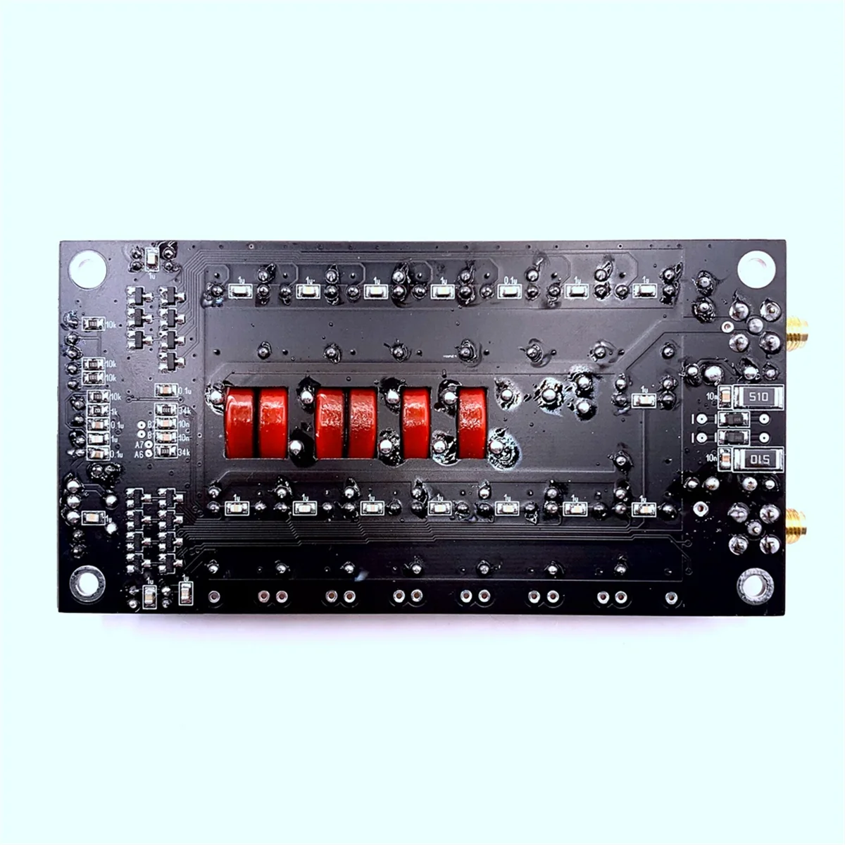 Carte Mère de Syntoniseur d'Antenne avec Écran, Analyste d'Antennes DIY, Testeur de Composants Électroniques ATU-100 400MA, Version Finie