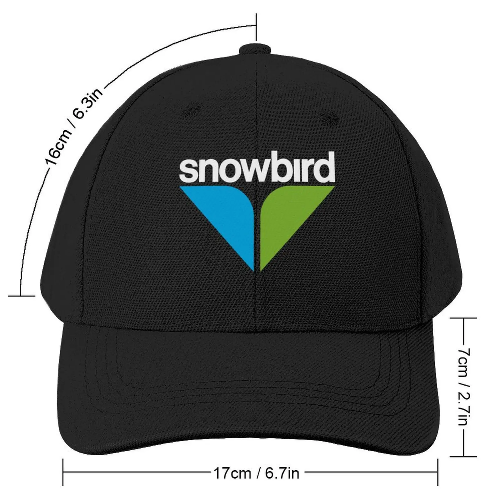 Snowbird Ski Tourist Skiing Baseball Cap Anime Hat fashionable Christmas Hat Designer Man Women's