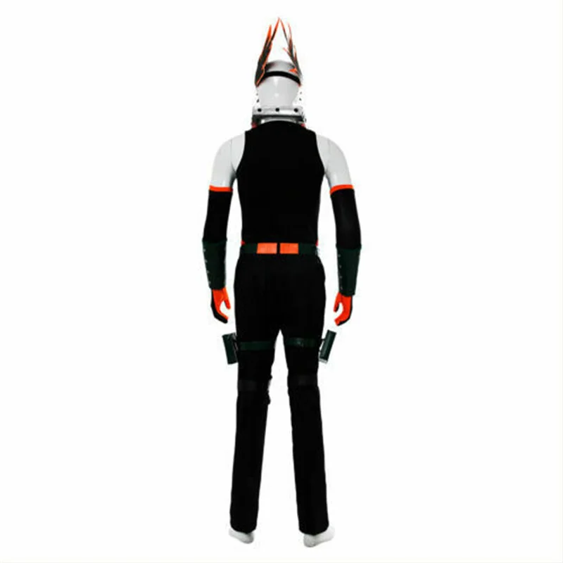 Anime My Academia Bakugou Katsuki Costume Cosplay parrucca uniforme da combattimento tute accessori uomo donna vestito di Halloween