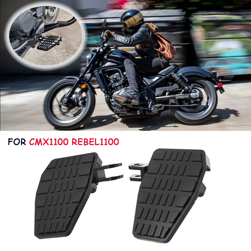 

CMX1100 REBEL1100 Motorcycle Accessories Billet Wide Foot Pegs Pedals Footrest Enlarge Footpeg For Honda CMX 1100 REBEL 1100