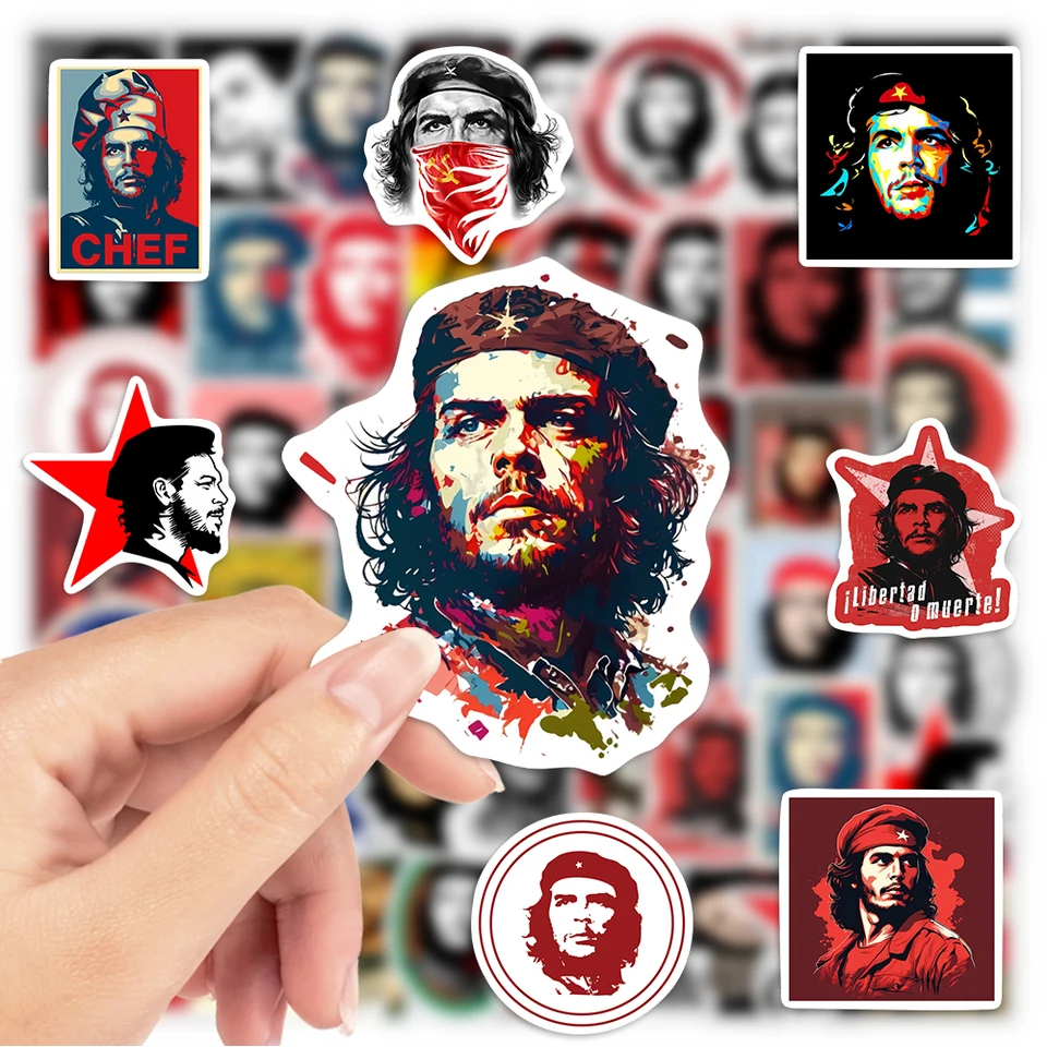 チェ・ゲバラChe Guevara レリックカード 28/50 チェ・ゲバライラストステッカー DIY おもちゃギフト装飾デカール