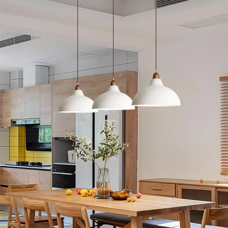 

Nordic Designer WabiSabi Style Japanese Wood Lighting Tea Room Dining Table Kitchen Bar Single Head Restaurant Pendant Light