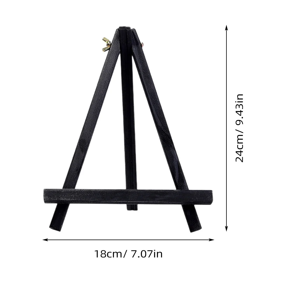 Meja Easel Lukis Kayu Tripod Kecil Penyangga Kanvas Dudukan Kanvas Meja untuk Pajangan