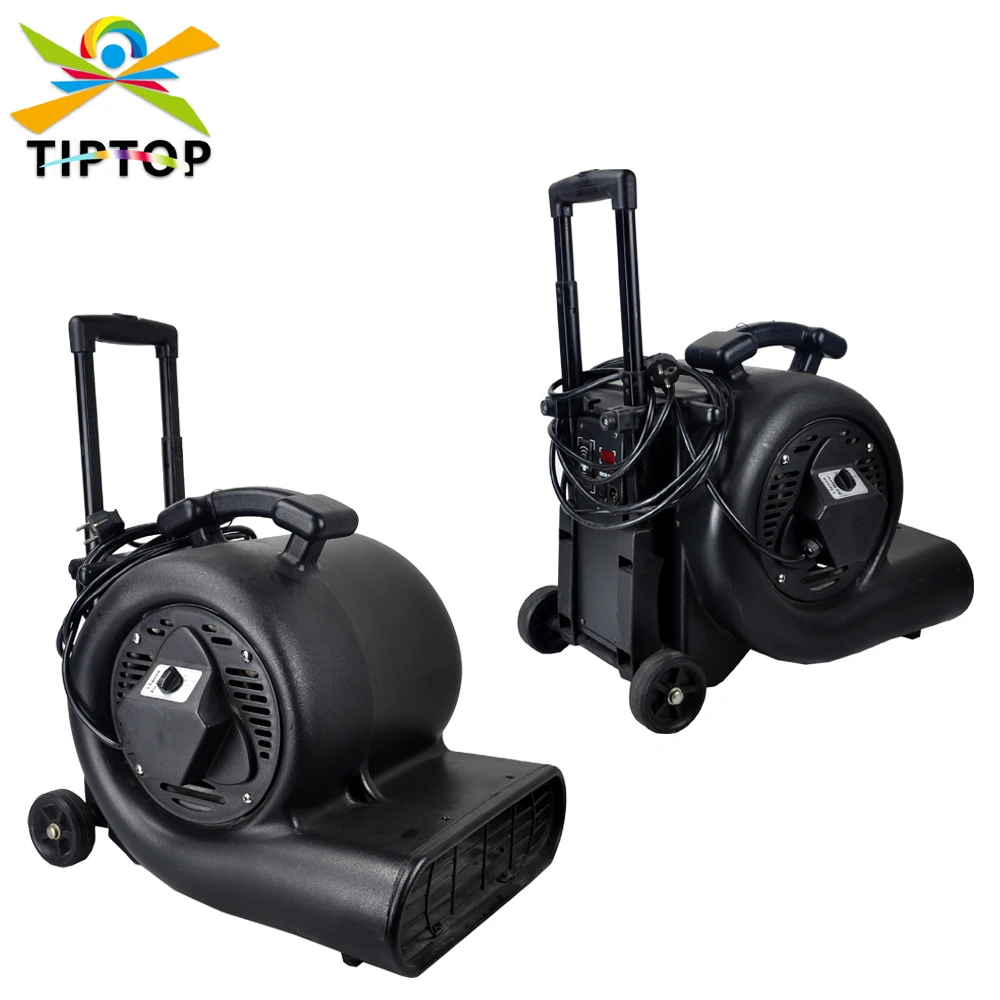 Freeshipping 700W High Power Floor Fog Jet Macihne Fan Blower Snail Shape DMX Control Wind Blower High Fan Output + Flightcase