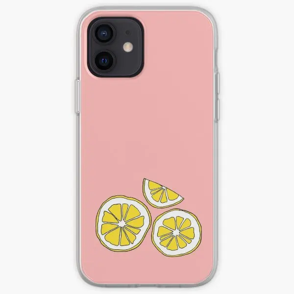 Sliced Lemons Iphone Tough Case  Phone Case Customizable for iPhone X XS XR Max 11 12 13 14 Pro Max Mini 6 6S 7 8 Plus Flower